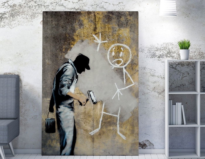 Wallity Lienzo Decorativo Banksy WY121 70 x 100 cm Wallity Lienzo Decorativo Banksy WY121 70 x 100 cm